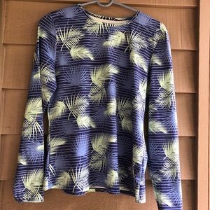 Hang Ten ladies Tee long sleeves blue Sz M